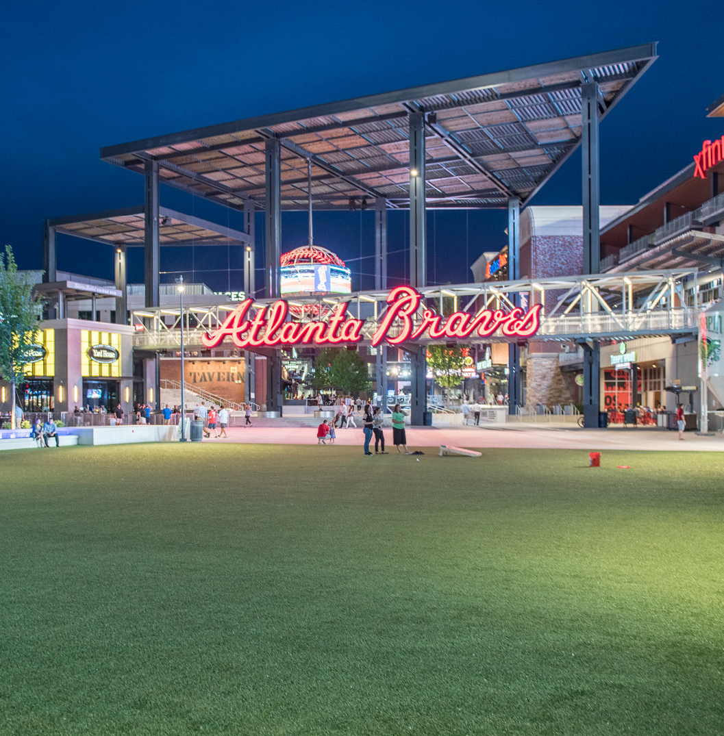 Atlanta Braves LED Baseball detail 3